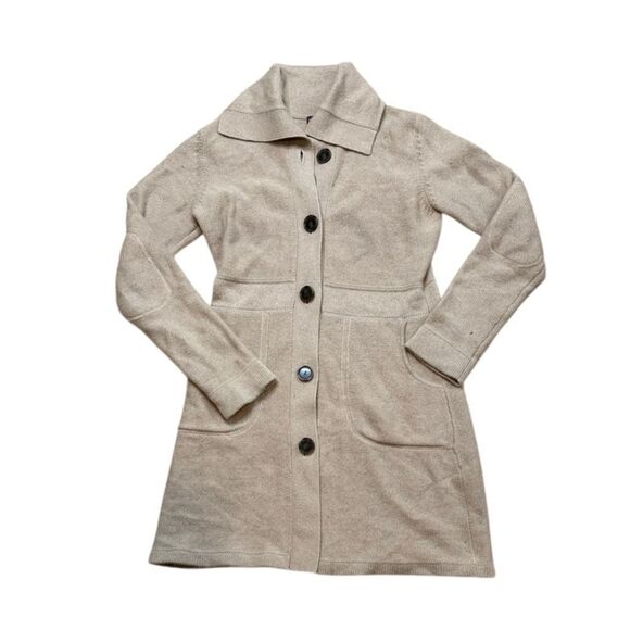 Patagonia Sweaters - Patagonia Women’s 100% Cashmere Knit Better Sweater Coat Tan Medium